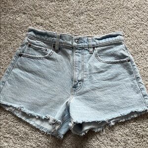 Abercrombie & Fitch Light Wash Jean Shorts